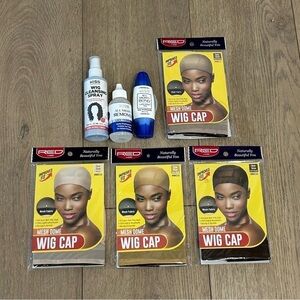 Kiss Wig Caps/Supplies